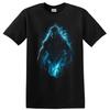 Godzilla Monster City Attack T Shirt Kaiju Blue Glow Epic Action Tee