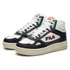 Fila Glory Mid Synthetic Leather Fleece High Top Vintage Basketball Shoes Women's Black White F12W141216FWB