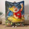 1pc, Gnome Diamond Gemstone Home Decorative Throw Blanket Perfect for Couch, Bed, Travel, Camping, Car