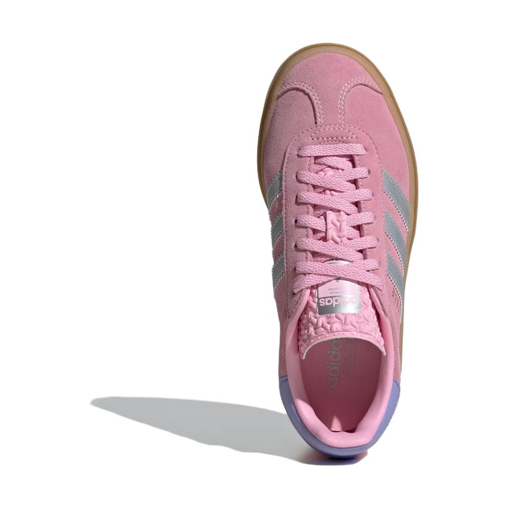 Adidas Gazelle Bold J True Pink Silver Purple Kids Sneakers Silver-Metallic Light-Purple JH5539