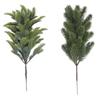 Realistic Artificial Pine Branches Plastic Green Realistic Green Garland DIY Fake Ceder Branches Artificial Pine Needle Branch