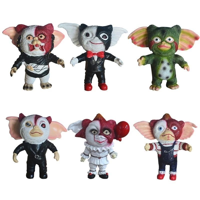 Halloween Horror Mogwai Gizmo Monster Statue,  Mogwai Gizmo Scuplture Figures Desktop Decorations Haunted House Atmosphere Props