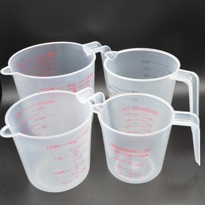 250/500/600/1000 ml Kunststoff-Messbecher, Krug, Ausgießer, Oberfläche, Küchenwerkzeug, liefert Qualitätsbecher mit abgestufter Qualität, Küche-40