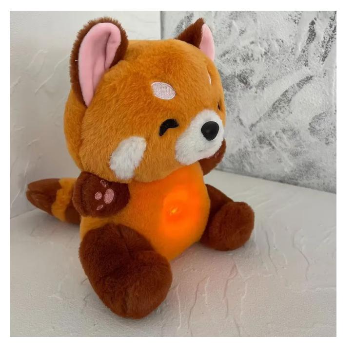 Plush Toy Red Panda Breathing Stuffed Animal 2026 New For Anxiety Adults With Music Lights & Rhythmic Breathing In Four Modes