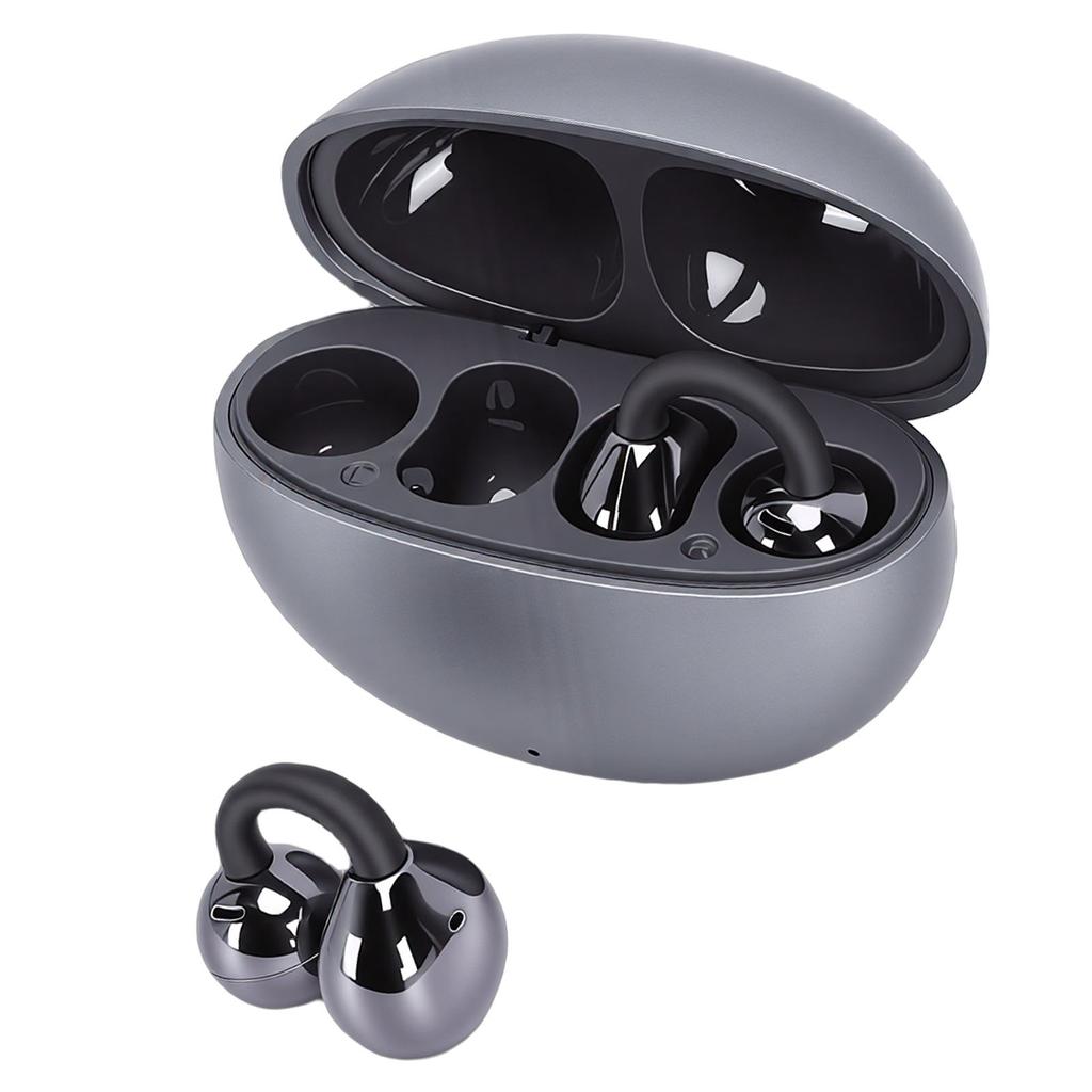 Jewelry Inspired Clip On Earbuds Wireless Bluetooth Earring Clip On Headphone for Workouts Running Sports