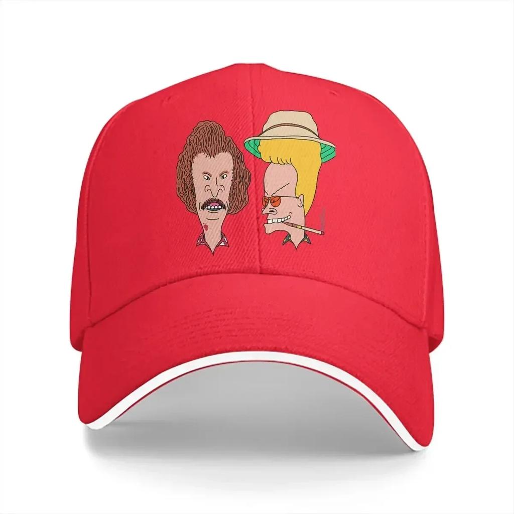 Multicolor Hat Peaked Unisex Cap In the Style of Fear and Loathing In Las Vegas Beavis and Butthead Casual Visor Protection Hats