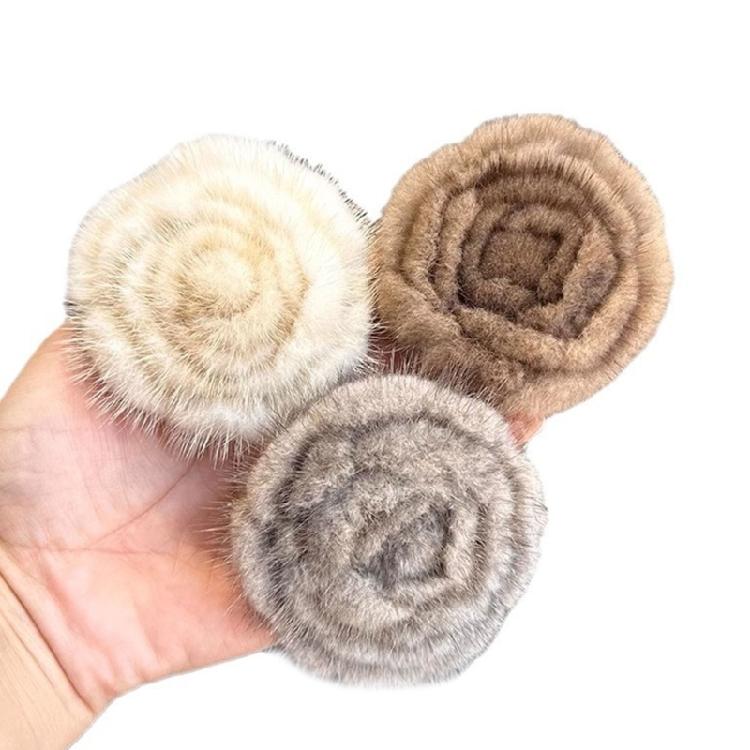 Imitation Nerz Plüsch Blume Brosche Anstecknadel Geeignet für Geschäftstreffen Soziale Zusammenkünfte und Festliche Feiern