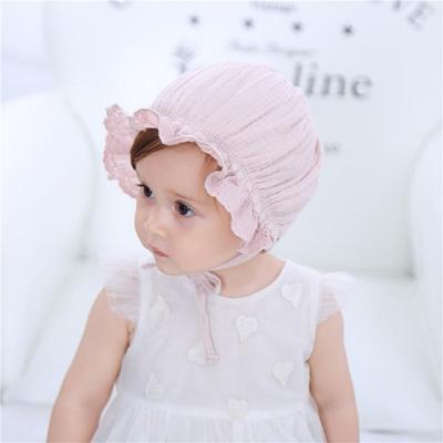 Korean Baby Princess Hat - Spring/Summer Washable Gauze for Newborns, Protects Fontanel