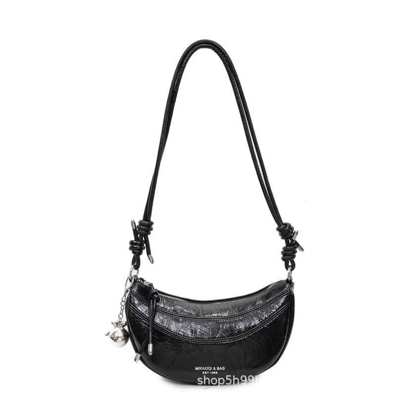 Retro Shoulder Bag Women's Large-capacity Crescent Bag Personalized Casual Fashion Dumpling Bag Women