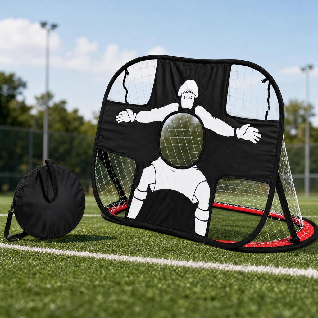 Instant-Setup Soccer Goal Collapsible Instant-up Sturdy for Children