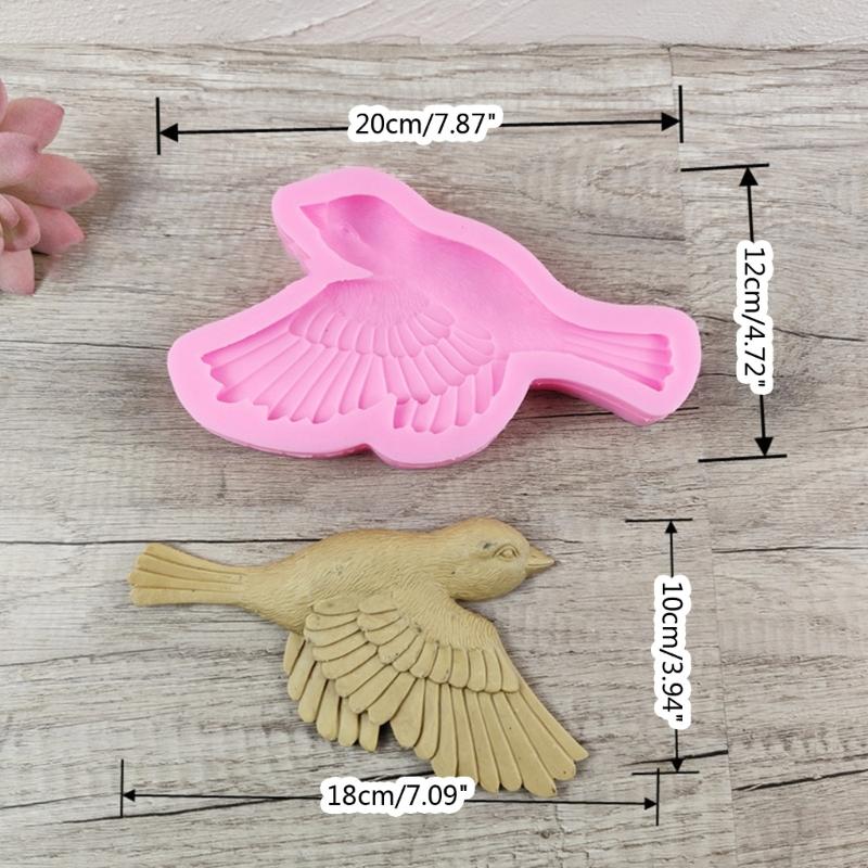 Wall Arts-Decor Mold,Animal Silicone Resin Mold Little-Bird Epoxy Casting Mold for DIY Wall Hangings,Home Decorations