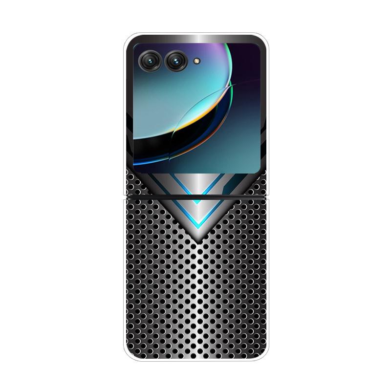 Pouzdro Pro Motorola Razr 40 Ultra Průhledné Pevné Skládací Luxusní Vzor Pro Motorola Moto Razr 40 Ultra Čiré Kryt Razr40 Ultra
