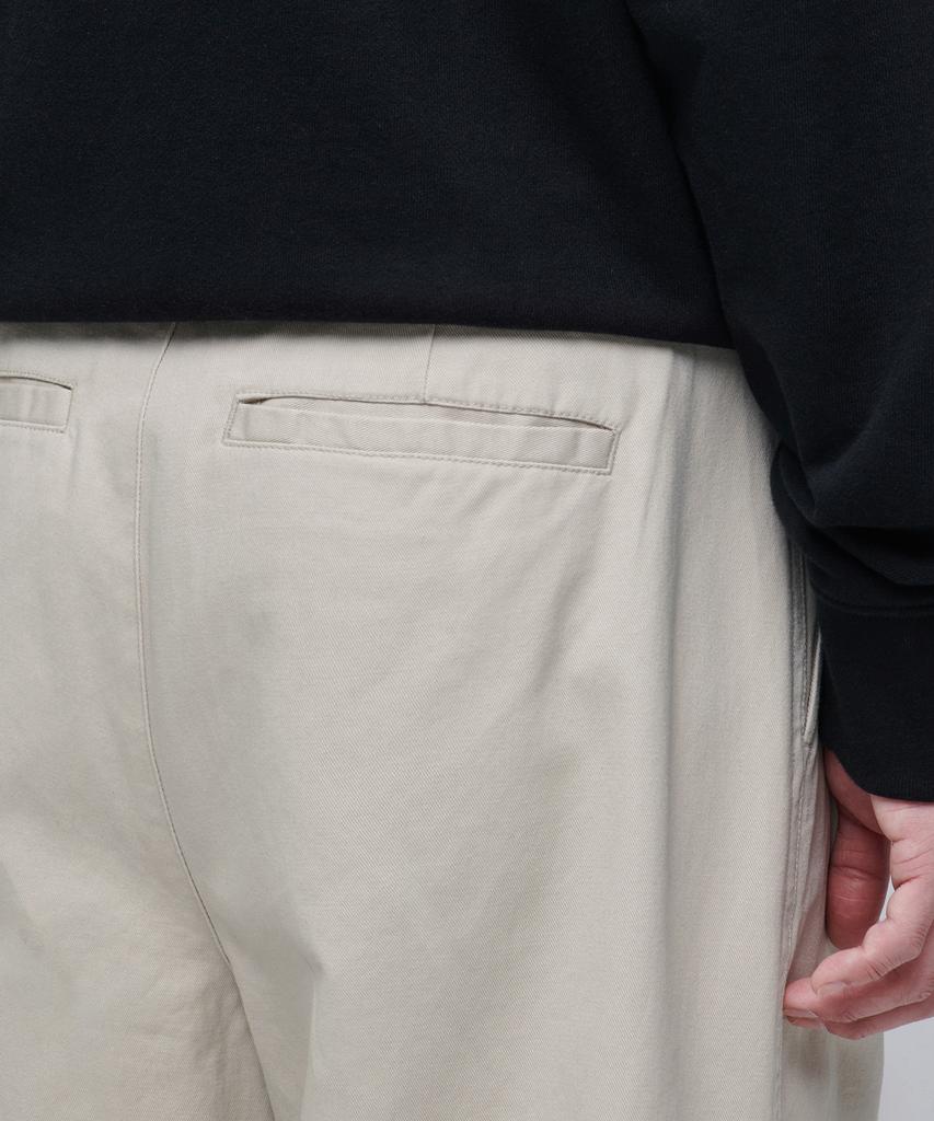 MUSINSA STANDARD Cotton Wide Balloon Pants [Light Beige]