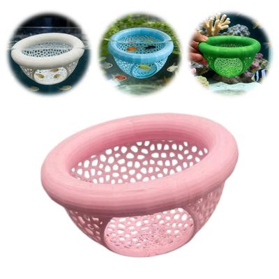 Betta Hammock Floating Fish Tank Accessories Betta Fish Hammock Aquarium Feeding Ring for Fishes Shrimp Small Aquatic Pets