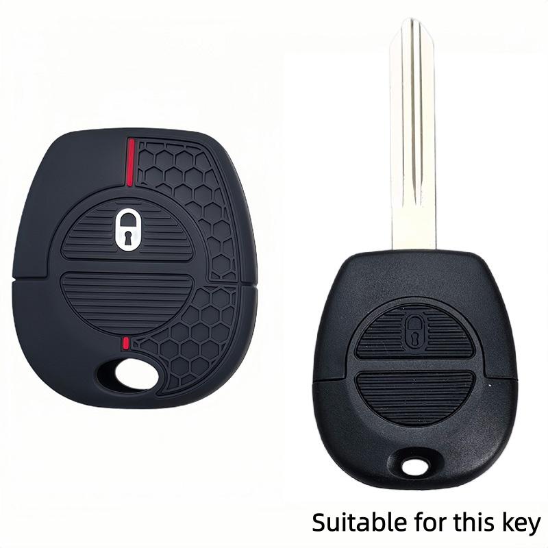 

1 Button Silicone Car Remote Key Fob Shell Cover Case For Nissan Navara X-Trail Almera Tino Primera Terrano Micra Patrol чорний
