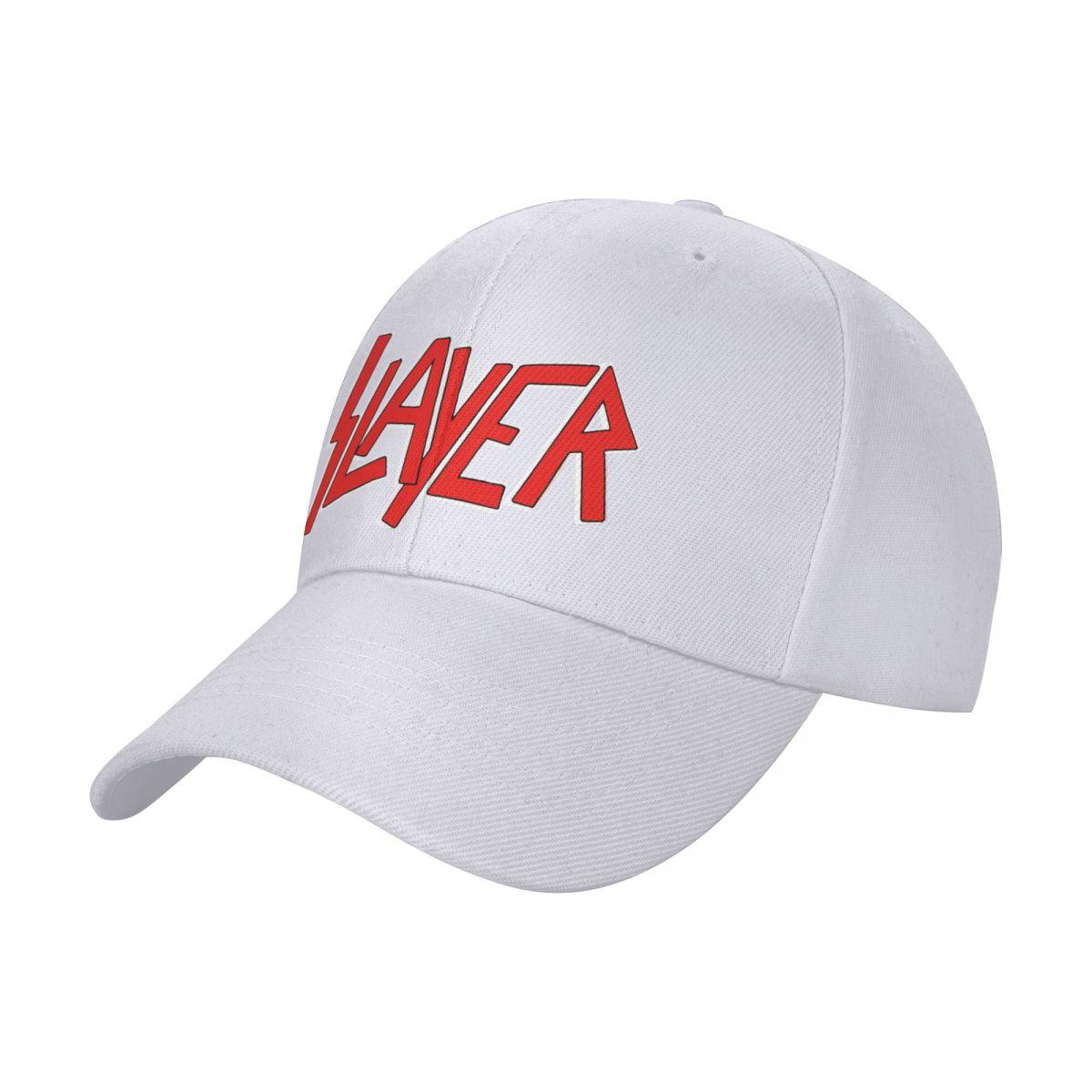 

Бейсболка Slayer Band Merch Кепки з регульованою кришкою від сонця Капелюхи з козирком на відкритому повітрі Кепки з вишивкою в стилі хіп-хоп Класні кепки унісекс One Size