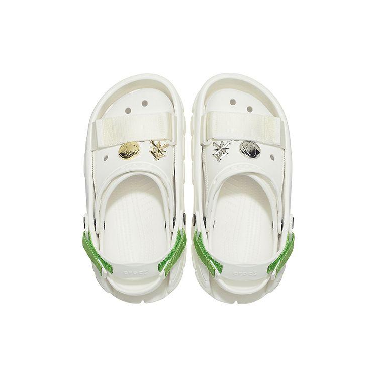 Sankuanz x Crocs Clog Wit Groen Unisex Sneakers 206900-100