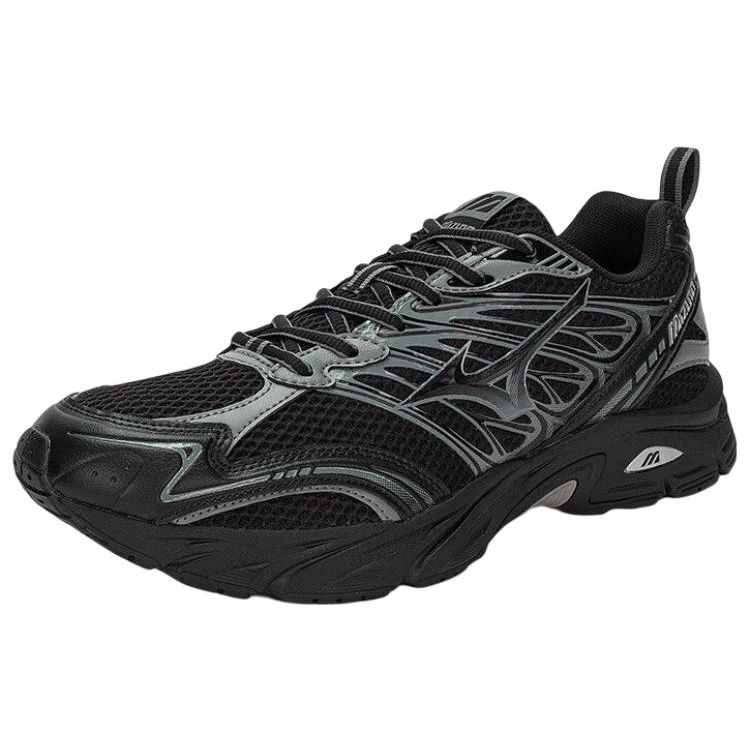 Mizuno LG 2000 Comfortable Leather Non-Slip Durable Low-Top Running Shoes Unisex Running Shoes Black D1GH230202