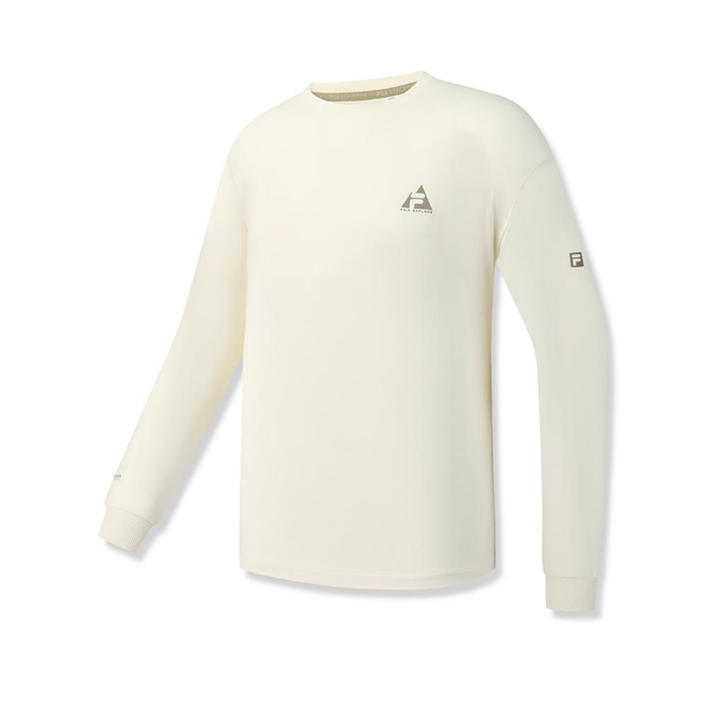 

Fila Explorer Мода Повседневный Спорт На Открытом Воздухе Универсальный Удобный Мягкая Текстура Вязаный Свободного Кроя Футболка с Длинным Рукавом Мужские Топы A11M547208FIV L