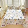 Set Lenzuola Romantiche a Forma di Cuore per Letto Matrimoniale Decorazione per la Casa della Coppia 100% Cotone Biancheria da Letto con Federe Morbido Traspirante Set Biancheria da Letto