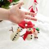 Christmas Tree Pendant Felt Desktop Ornament Snowman Deer Head Felt Small Pendant Decoration Christmas Pendant