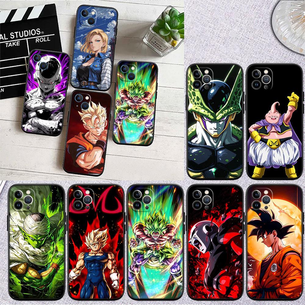 LO34 Dragon Ball Cool Soft Shell Phone Case for Redmi Note 10 11 12 Pro Max 10S 10C 10T 11A 11S 12S 12C