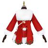 Game Genshin Impact Lantern Rite Xiangling Cosplay Costume  Year's Cheers Xiangling Women Halloween Role Play Dress