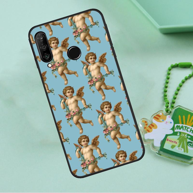 Renaissance Angels In Sky For Huawei Nova Y90 Y70 Y60 Y61 Y91 Y72 9 10 SE 12i 12s 11i 5T P60 Pro P20 P30 P40 Lite Case