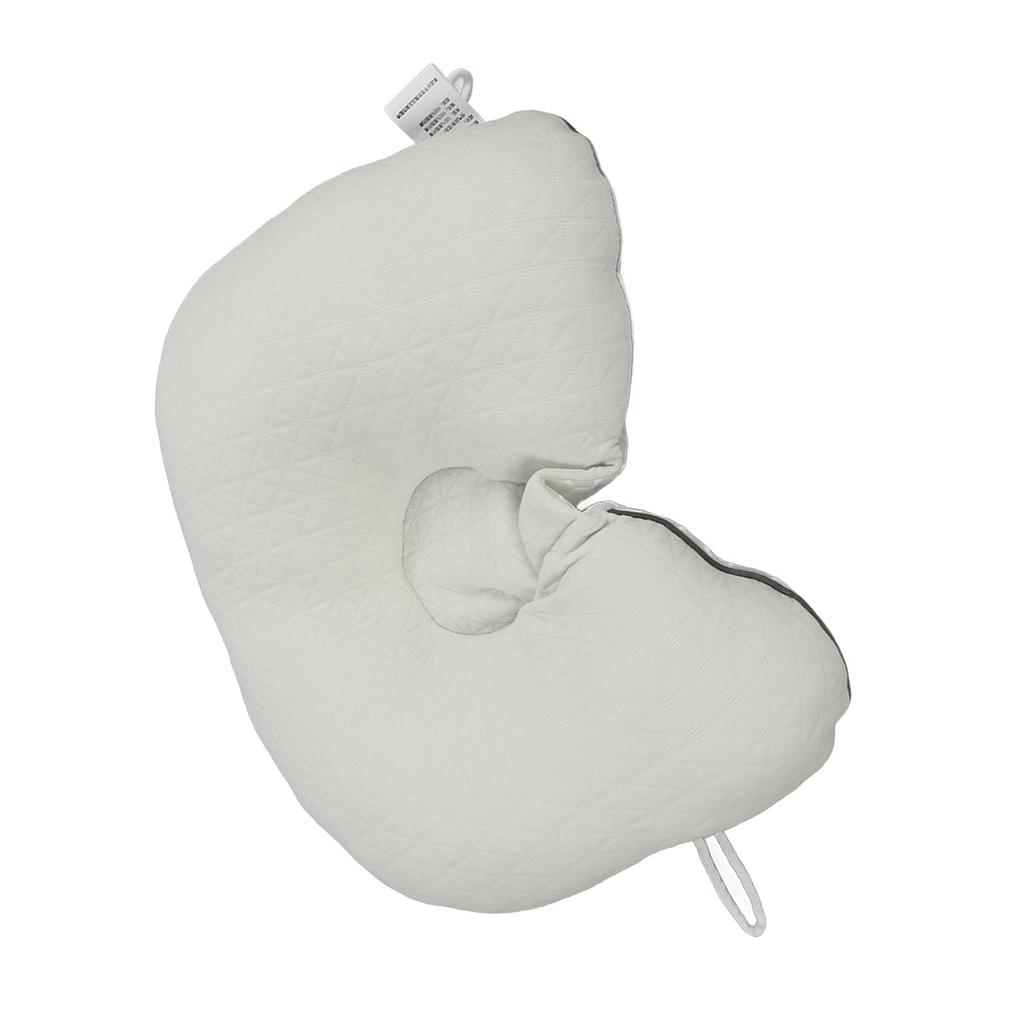 Baby Head Pillow U Shaped Soft Cozy Breathable Infant Neck Pillow with Drawstring for Home Travel Car