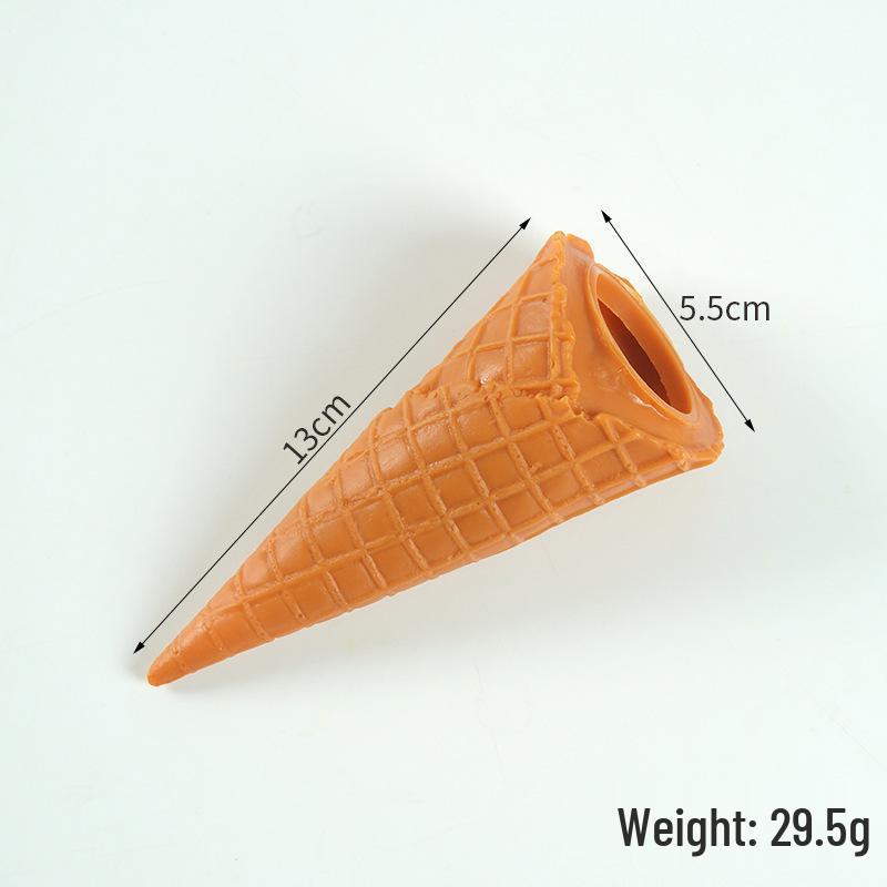 DIY Ultra-Light Clay Ice Cream Cone Kit for Handmade Play Food