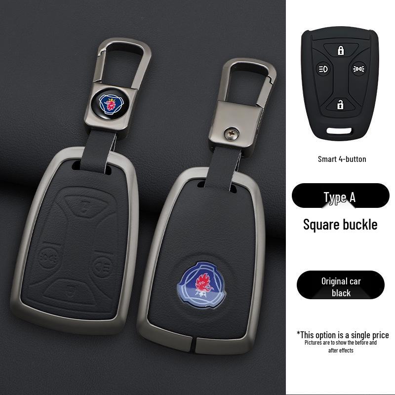 Scania Heavy Duty Truck Tractor Key Cover for R, G, P, S Series - Metal Shell Buckle Remote Control