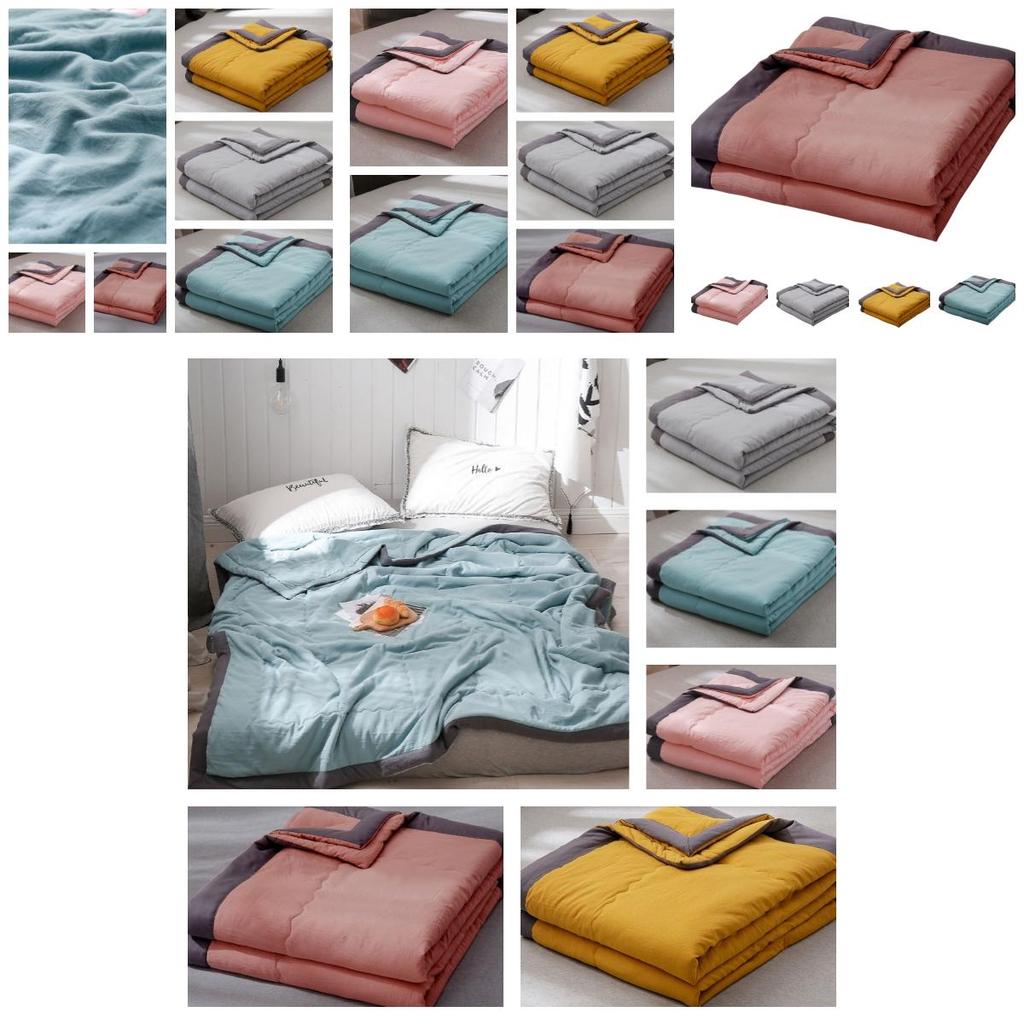 Summer Cool Air Conditioner Blanket For Single/double Beds Lightweight And Breathable