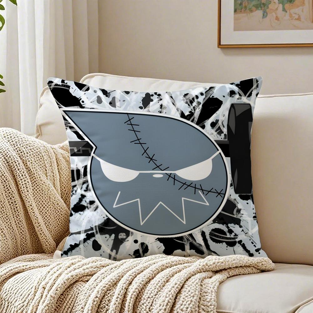 anime supernatural SSoul EEater Cushion Cover Pillowcase Antidustmite living Room Sofa Decor Cushion Room