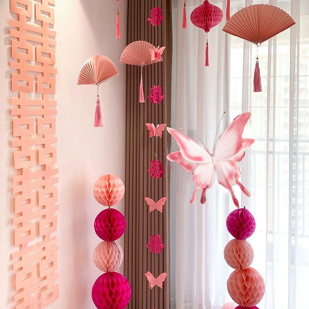 

Colorful Simulated Handmade Flowers Silk 3D Silk Yarn Butterfly Garden B