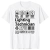 Graphic Oversized Tshirt Summer Beer Coffee Cotton Tshirt Lighting Technician Multitasking Unisexs Clothing Fitness T Shirt