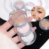 Dikalu Moonlight White Highlighter Palette Shimmer Diamond High-Gloss Brighten Contour Natural Long-Lasting Face Makeup Cosmetic