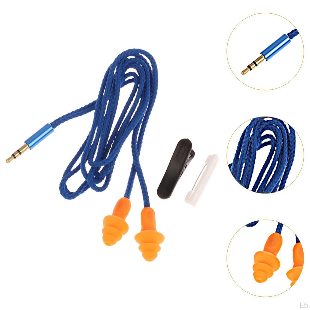 3.5mm Earphones for Work And Sports with Ear Plug Design
