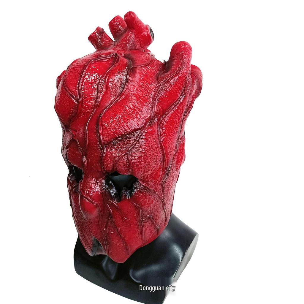 Dorohedoro Shin Senpai Kaiju Maska - Červená Pokrývka hlavy pro Halloweenské Cosplay