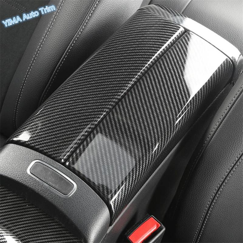 For Mercedes Benz A Class CLA W177 V177 W247 C118 W118 - 2024 Car Central Armrest Box Decor Panel Trim Cover Accessories