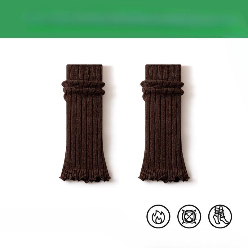 Female Autumn and Winter Warm Thickened Calf Knitted Pile Pile Stocking