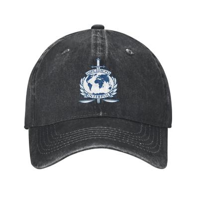 The International Criminal Police Casual Baseball Cap For Women Men Summer Interpol Tennis Skate Hip Hop Hats Retro Hot Sale Cap