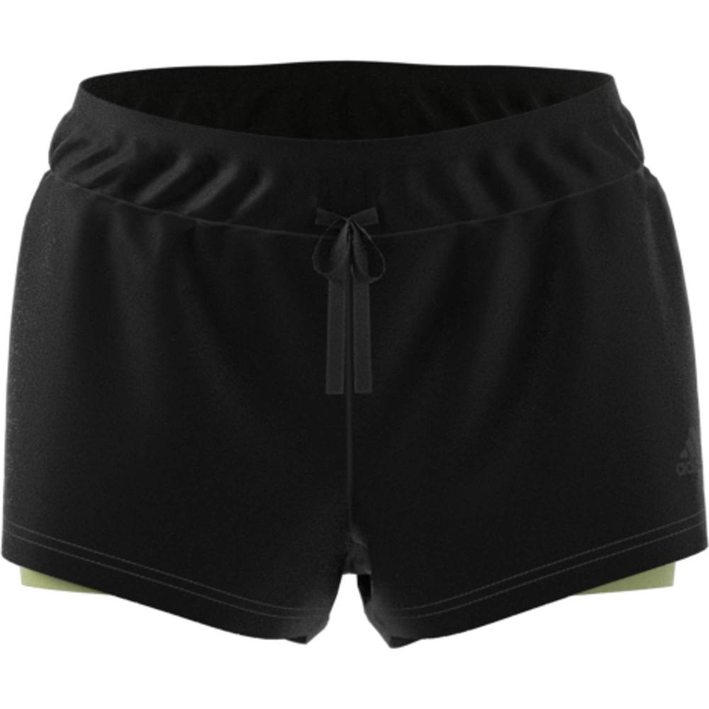 

Adidas W 2 в 1 удобные искусственные двухкомпонентные спортивные шорты на шнуровке женские шорты черного цвета Matamata FI6714 M