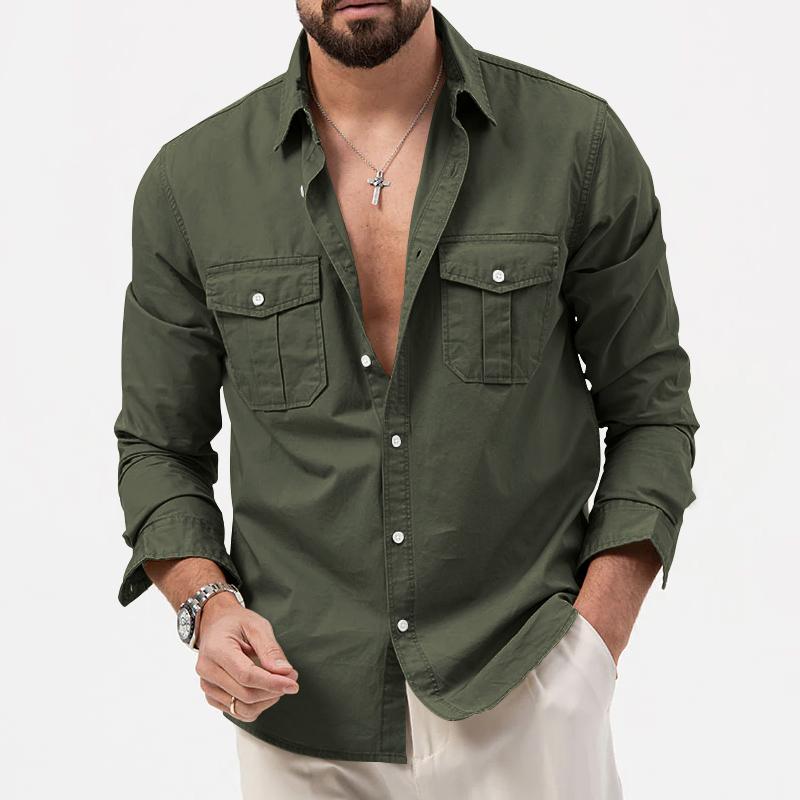 

Men s Long Sleeve Shirt, Tiki Retro Solid Color Fitness Wear, Harajuku Street High Quality Fashion Jogging Fitness Autumn Shirt 3XL