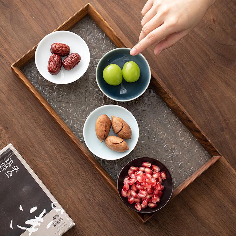 Mini Ceramic High-Foot Snack & Dessert Plate