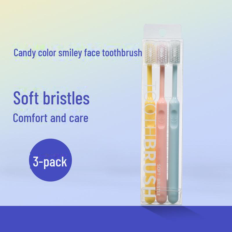 Zestaw szczoteczek do zębów Candy Color Soft Bristle z etui dla dorosłych i par