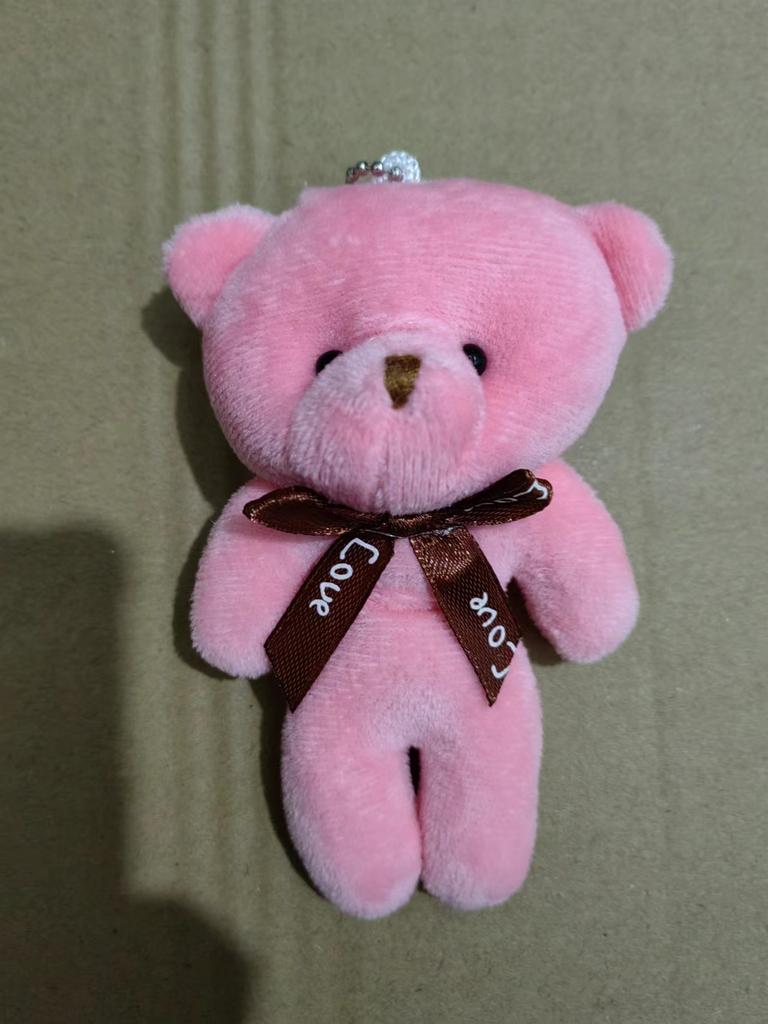 10τμχ/Παρτίδα Χαριτωμένο Μίνι αρκουδάκι Βελούδινο παιχνίδι κούκλα μενταγιόν Μαλακό Γεμιστό αρκουδάκι Κλειδοθήκη Δώρα Γενεθλίων Χριστουγέννων Διακοσμήσεις Γάμου