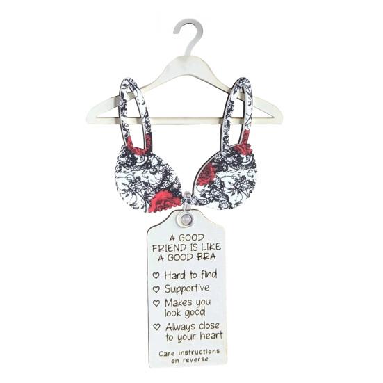 A Good Friend Is Like A Good Bra Ornament Funny Best Friend Christmas Ornament Holiday Keepsake Gift for Adults Women Friends Coworkers