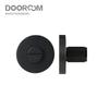 DOOROOM Brass Door Lock Key Escutcheon Plates Knurled Striped Thumbturn for Inside Door Room Bathroom Thumb Turn