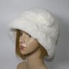Winter Women Outdoor Knitted Real Rex Rabbit Fur Hat Natural Warm Fur Bucket Hats Girls Fashion Fluffy Real Rex Rabbit Fur Caps