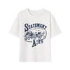Jungen Reines Baumwoll Rundhals Kurzarm Kühlendes T-Shirt